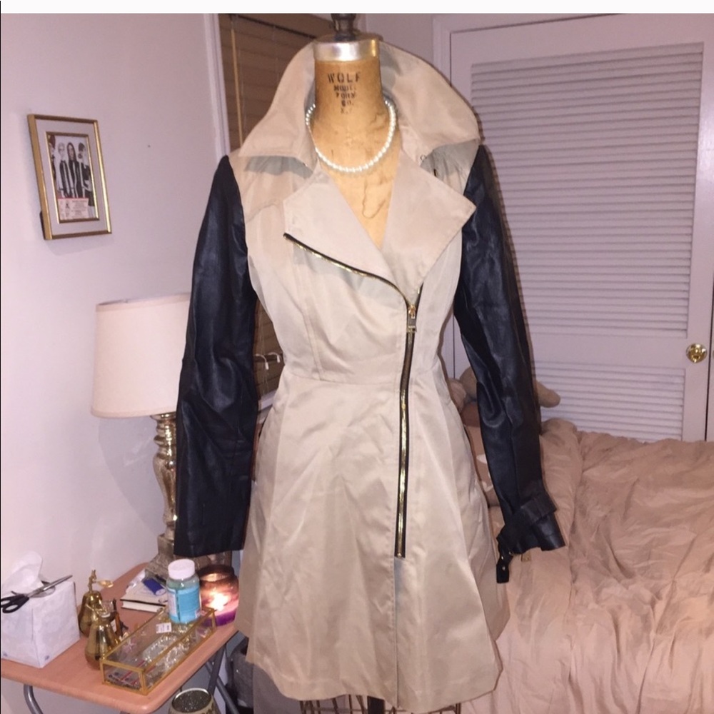 Bebe trench coat.